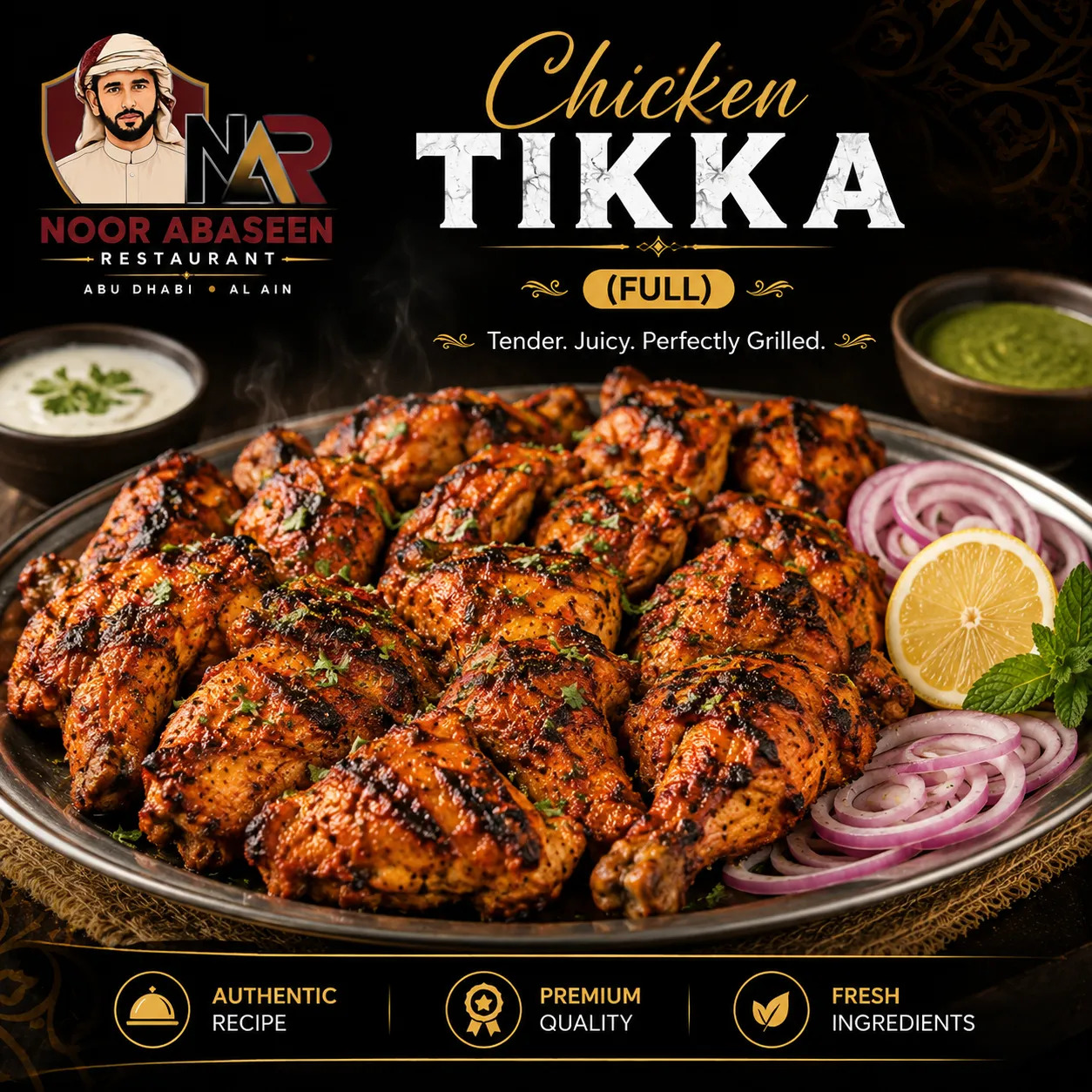 Chicken Tikka (Full)