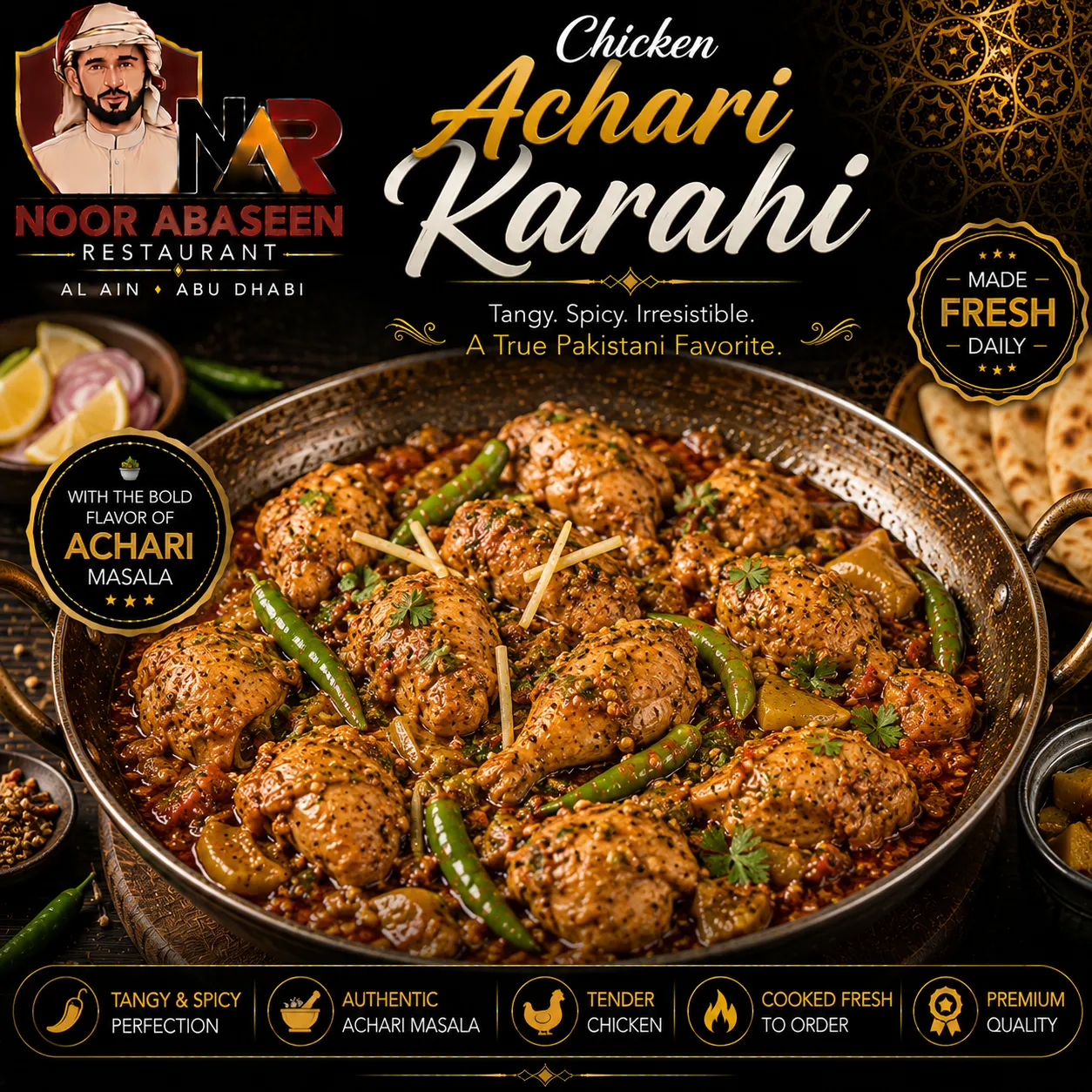 Chicken Achari Karahi