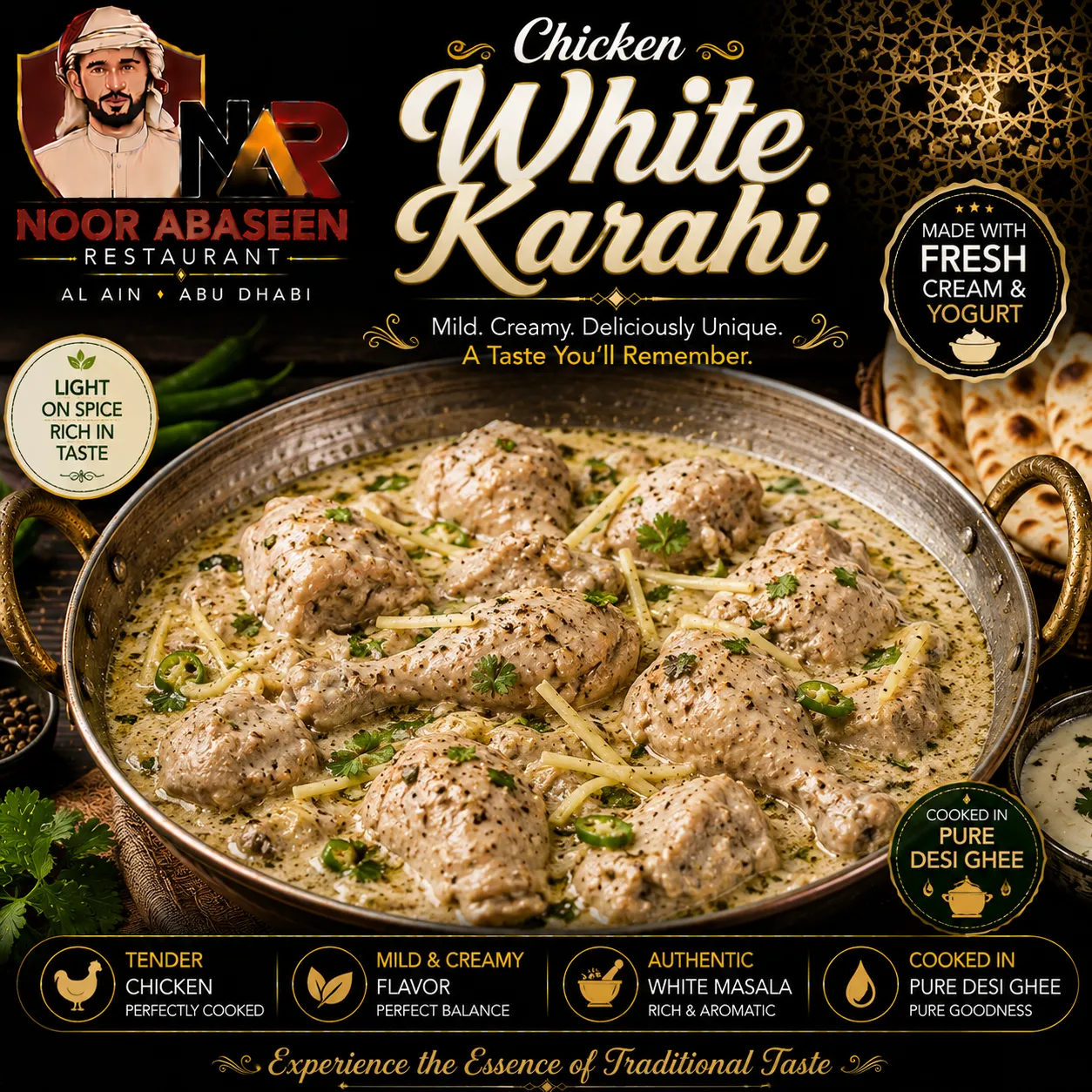 Chicken White Karahi
