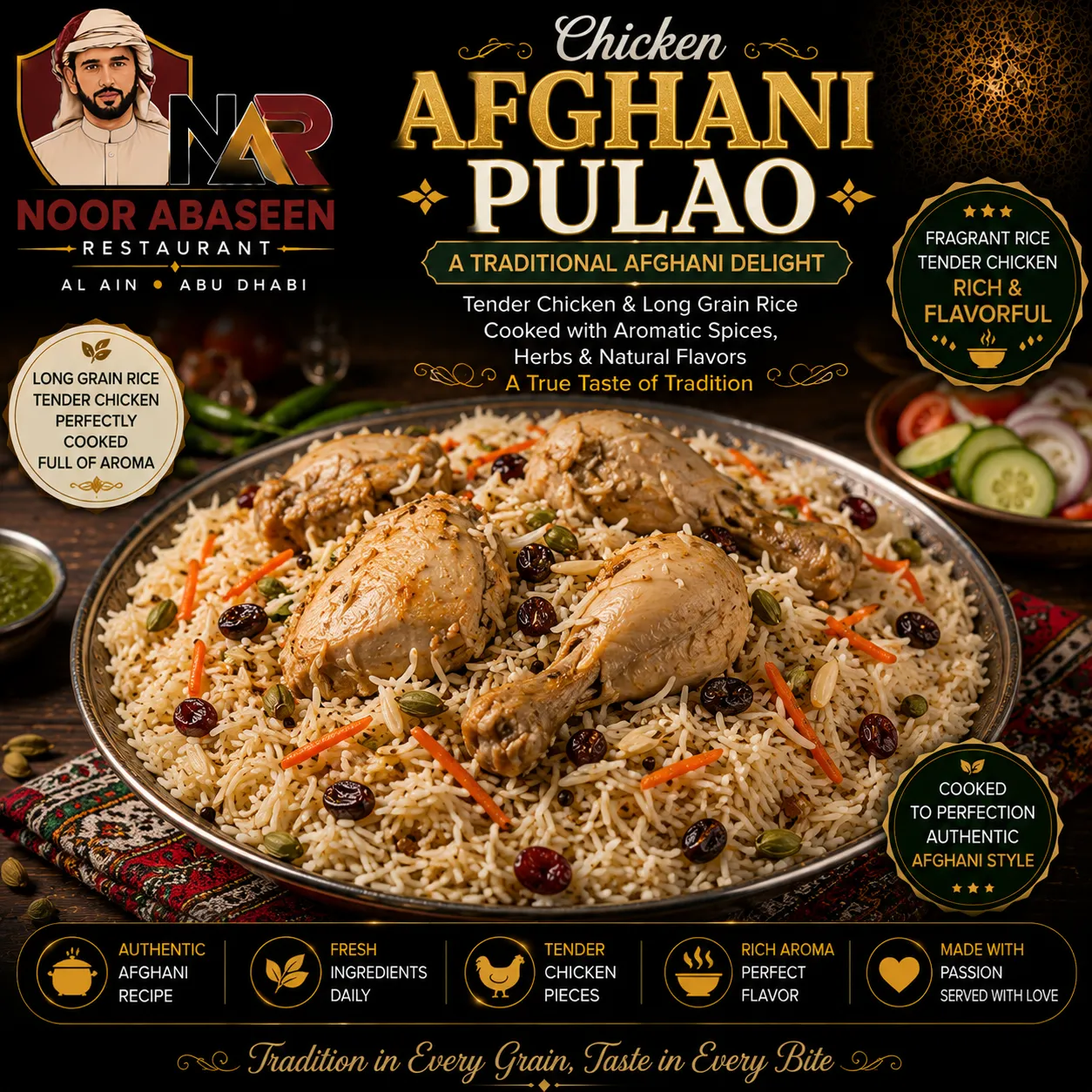 Chicken Afghani Pulao