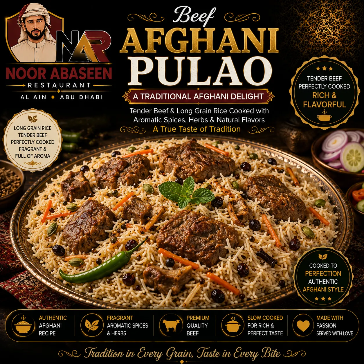 Beef Afghani Pulao