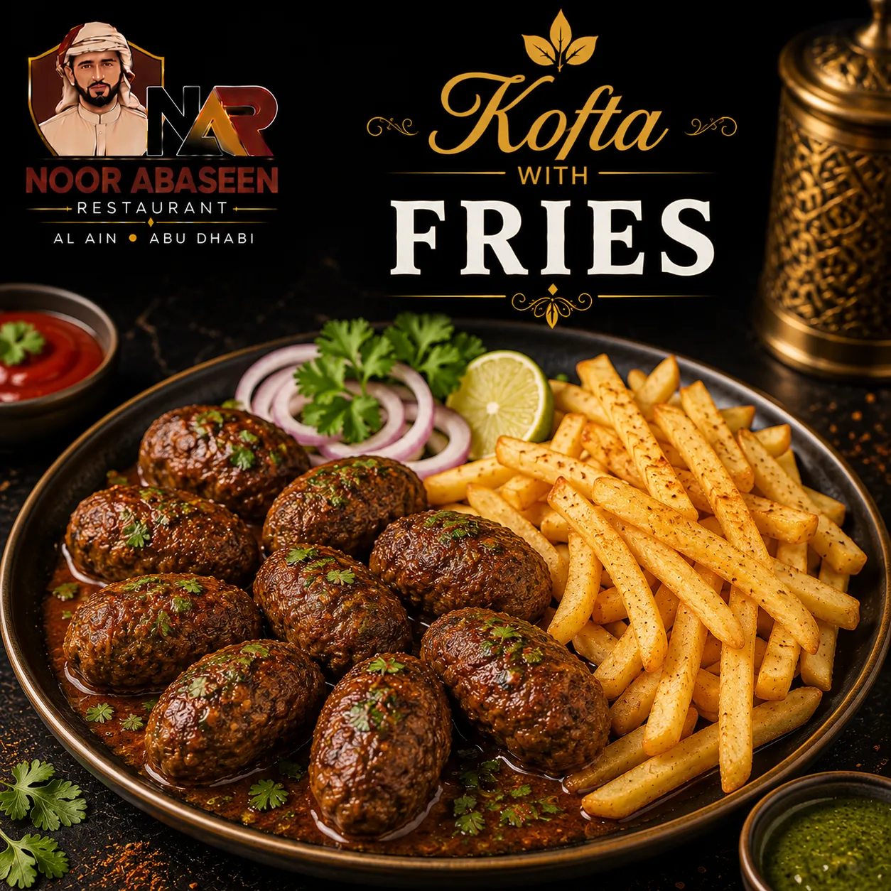 Kofta with Fries