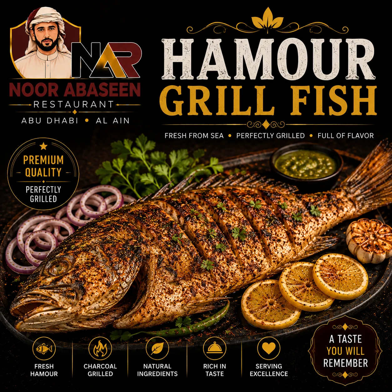 Hamour Grill Fish